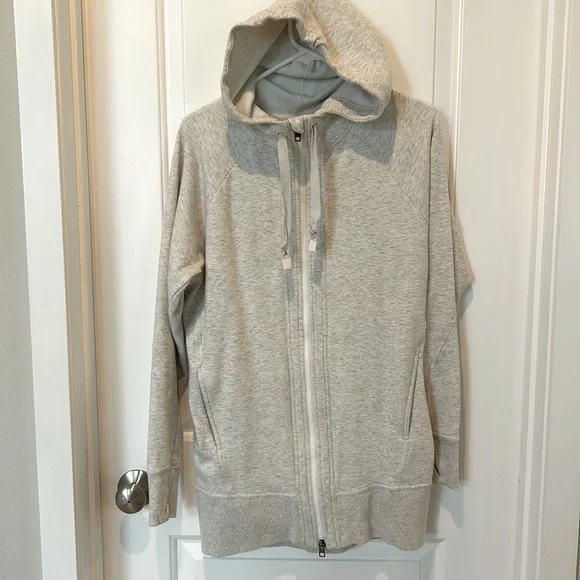 Athleta Tops Athleta Triumph Long Cozy Karma Hoodie Poshmark